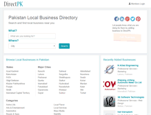 Tablet Screenshot of directpk.com
